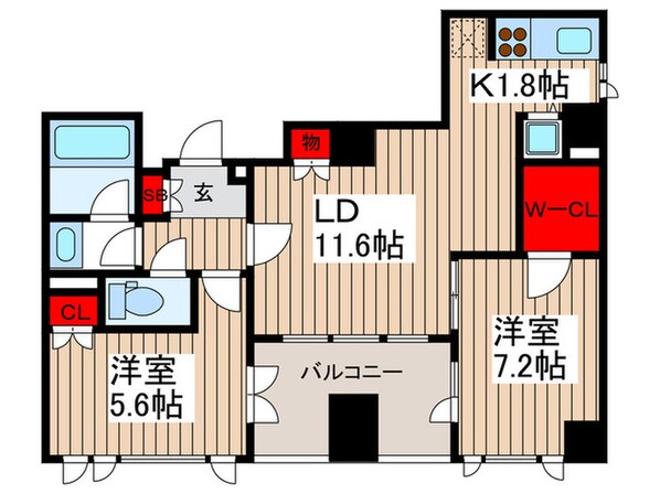 アーデン木場の物件間取画像